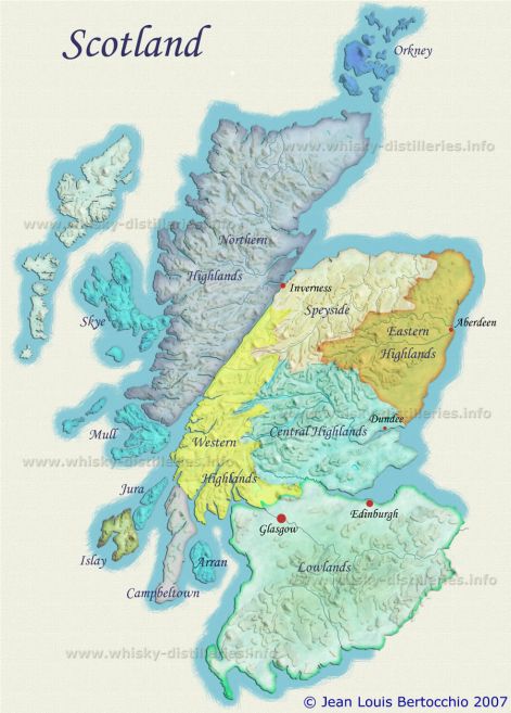 Scotland's map